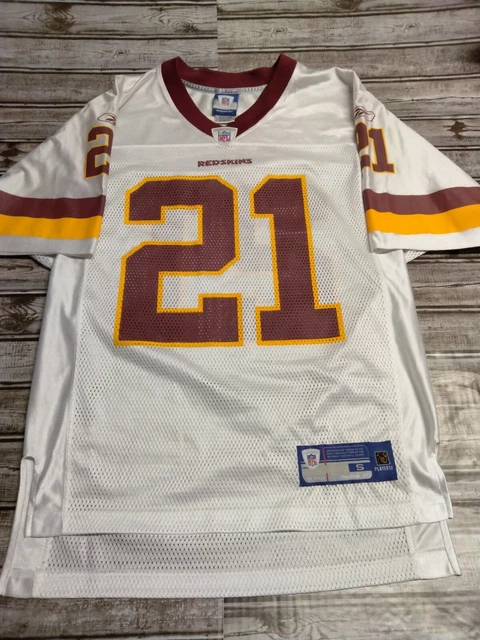 Vintage Reebok Washington Redskins Sean Taylor #21 White NFL Jersey Size Small
