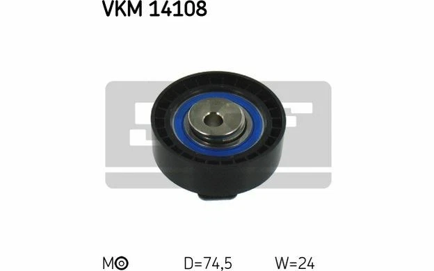 SKF Galet tendeur pour FORD FOCUS FIESTA S-MAX GALAXY TOURNEO C-MAX VKM 14108