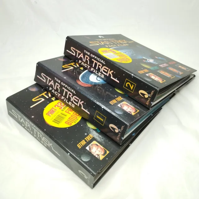 The Official Star Trek Fact Files - 3 Binders Volumes Issues 1-26