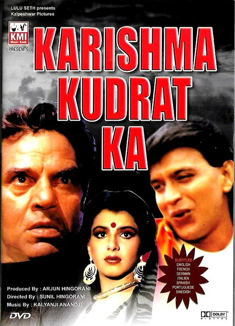 KARISHMA KUDRAT KA New Kmi Bollywood Dvd – Mithun, Dharmendra
