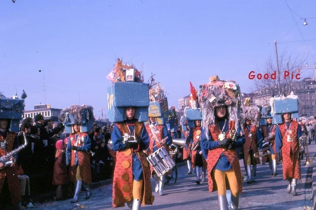 #SL45- Vintage 35mm Slide Photo- Unusual Parade Costumes - 1971