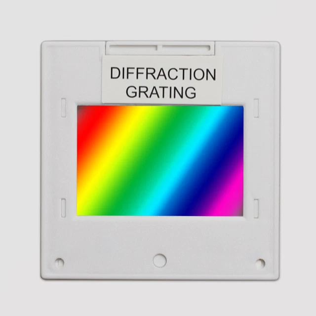 DIFFRACTION GRATING SLIDE Linear Spectrum Laser DIY Spectrometer