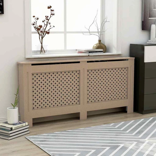 Vidaxl Copertura per Radiatore 172x19x81 cm in MDF