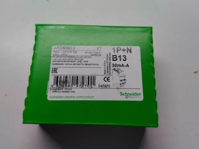 Schneider Electric FI/LS-Schalter A9D56613 IP20 Leitungsschutz Schutzschalter