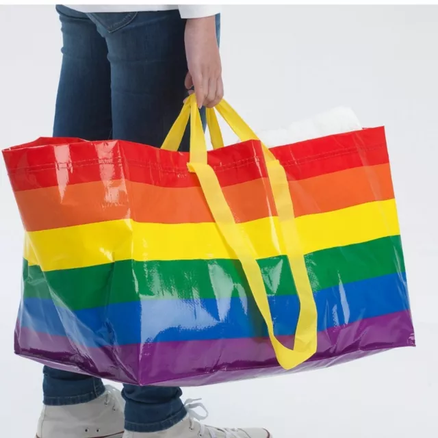 IKEA Limited Edition Rainbow Pride Bag Large