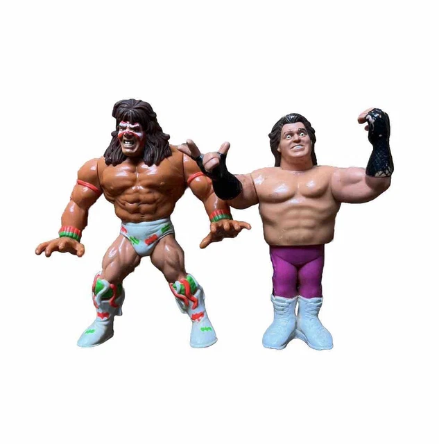 Lot De 8 Figurines Catcheur Vintage WWE Hasbro - The Ultimate Warrior