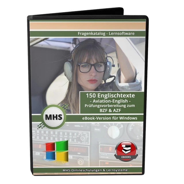 Aviation English - 150 Englischtexte - Übungstrainer - eBook-Version - DVD