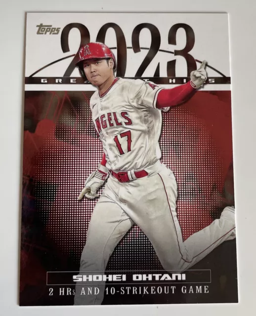 SHOHEI OHTANI GREATEST Hits 2024 Topps Series 1 23 GH13 Angels Dodgers