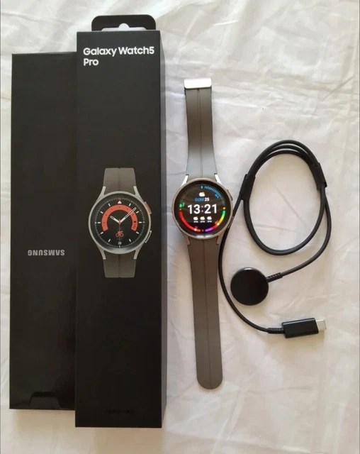 SAMSUNG GALAXY WATCH 5 PRO 45mm Bluetooth LTE R925 Grey Titanium EUR