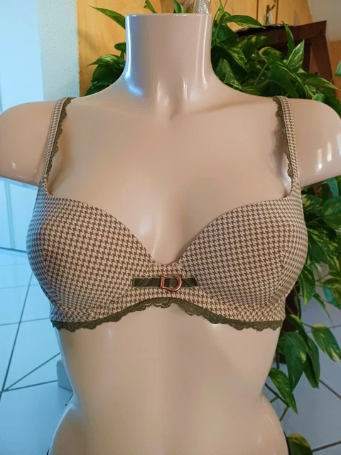 String Lise Charmel 'Antigel La Cavalière' - Taille 4 (XL?), Couleur Kaki, Neuf Avec étiquette, Fabriqué En France
