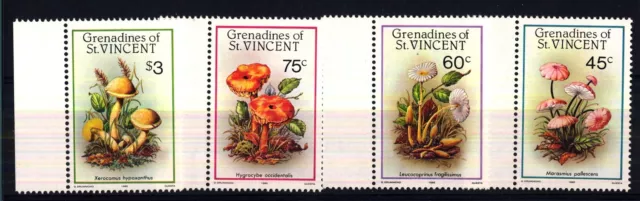 ST. VINCENT GRENADINES - ISOLA DI SAINT VINCENT GRENADINE - 1986 - Flora. Funghi