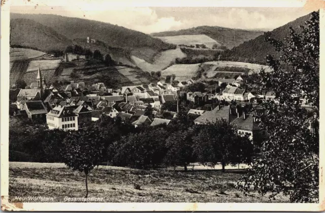 Neu Wolfstein, Germany, City View,  WB, Posted 1936