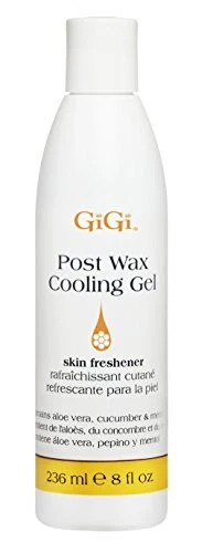 Gel enfriador de cera posterior GiGi - ambientador de piel después de la cera, 8 oz