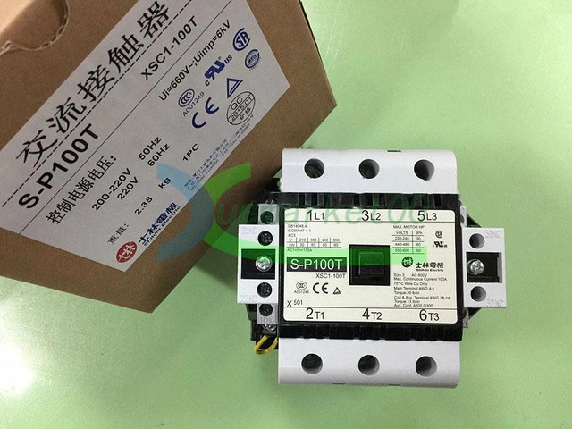 1PC Shihlin Magnetic starter for compressor electric motor 100 AMP S-P100T 220V