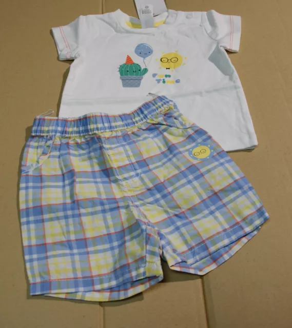 Baby Jungen Kombi Set Sommer GR.68 NEU mit Etikett