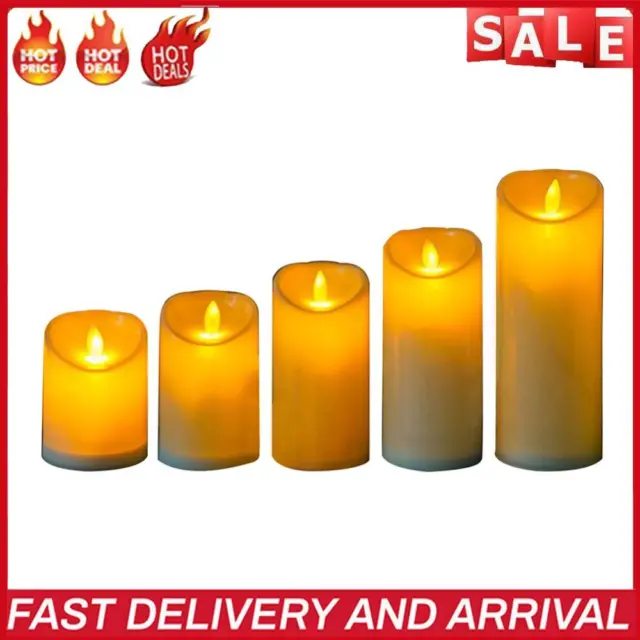 Candlelight Flickering Flameless Candle Lamp Warm White Light for Outdoor Garden