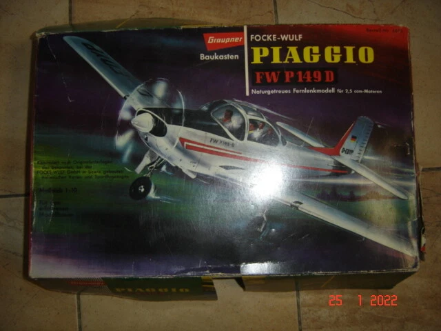 Graupner Vintage PIAGGO FW P 149 D 1/10 N° 4613 Edt.1961