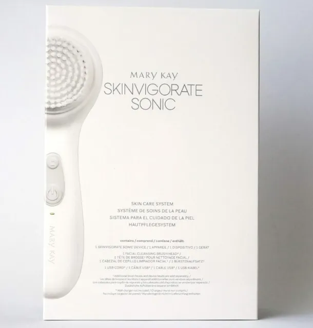 Mary Kay 'Skinvigorate Sonic' Reinigungsbürste + Massage-Aufsatz