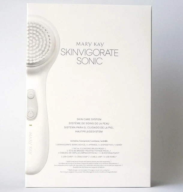 Mary Kay 'Skinvigorate Sonic' Reinigungsbürste + Massage-Aufsatz