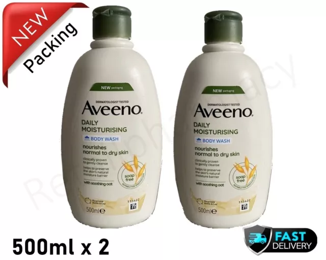 Aveeno Daily Moisturising Shower Body Wash 500ml