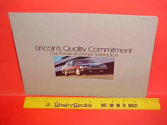1987 Lincoln Mark Vii Lsc Bill Blass Brochure Mailer Catalog Lot Of 2 3