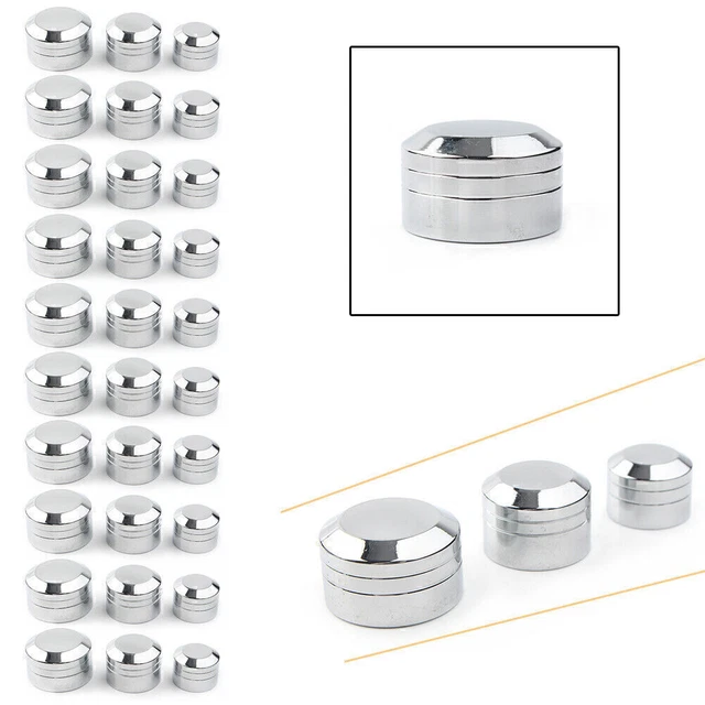 100 Cappucci Gomma 3mm Per Viti E Bulloni - Protezione Filettatura Nero