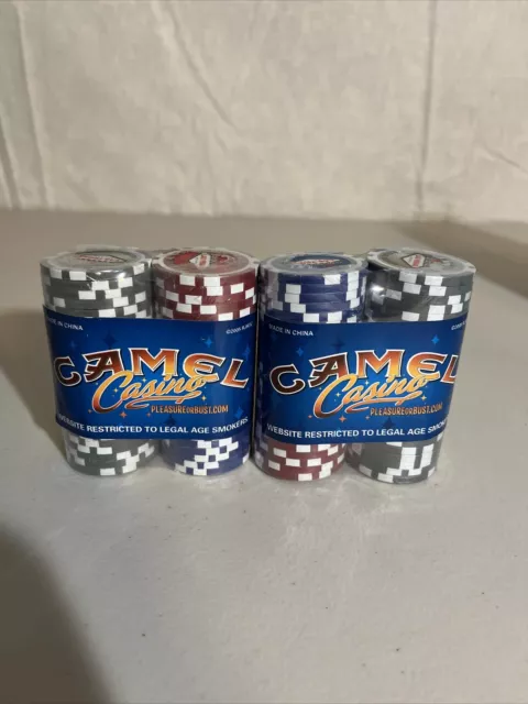 Camel Casino Las Vegas Poker Chips, Set of 100