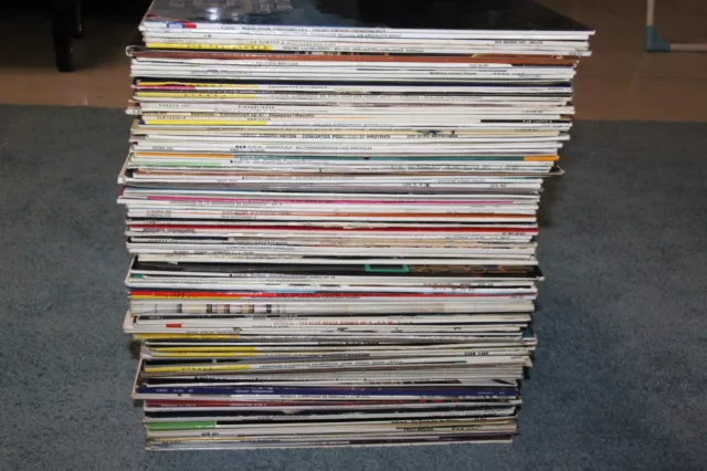 116x Stück Vinyl Schallplatten Sammlung Konvolut LP Klassik Alben usw.