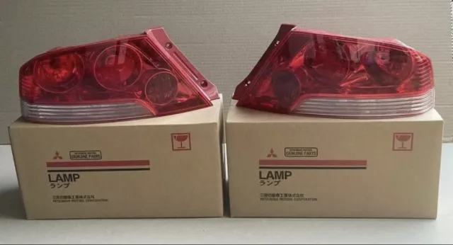 Genuine Oem Jdm Mitsubishi Lancer Evolution 7 Tail Lights Rear Lamps Evo 7 8 9