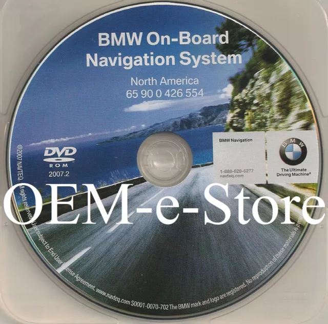 2004 2005 2006 BMW Mini Cooper & Cooper S Navigation DVD Map U.S Canada OEM