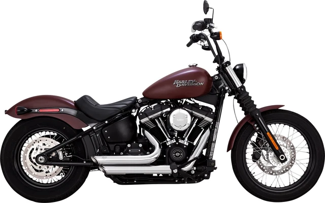 Vance & Hines Chrome Shortshots Staggered Exhaust System (17333) 3