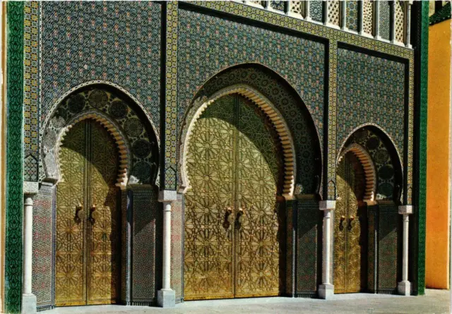CPM AK Fez - Doors of the Royal Palace MOROC (880446)