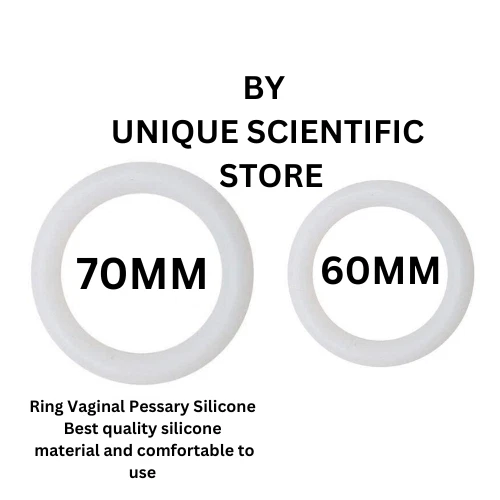 RING VAGINAL PESSARY Silicone for Vaginal Prolapse 2 sizes 60mm 70mm ...