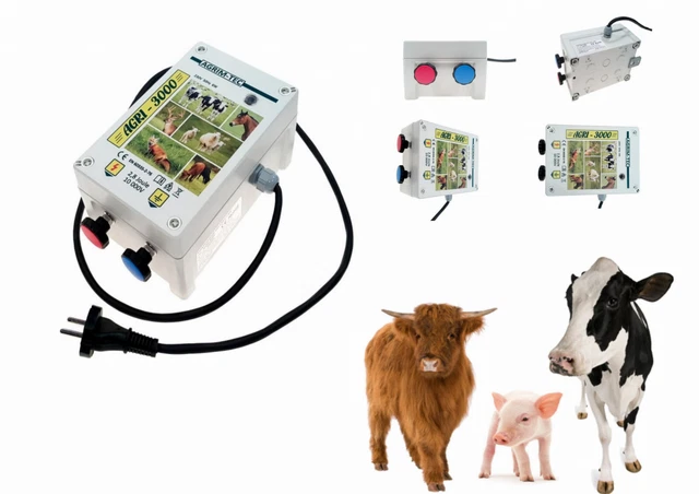 AGRI-3000 Weidezaungerät 2,8Joule, Elektrozaungerät 230V ,50 km