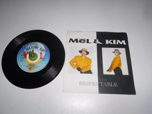 Mel & Kim - Respectable (1987) Vinyl 7` inch Single Vg ++ No.1 Hit !