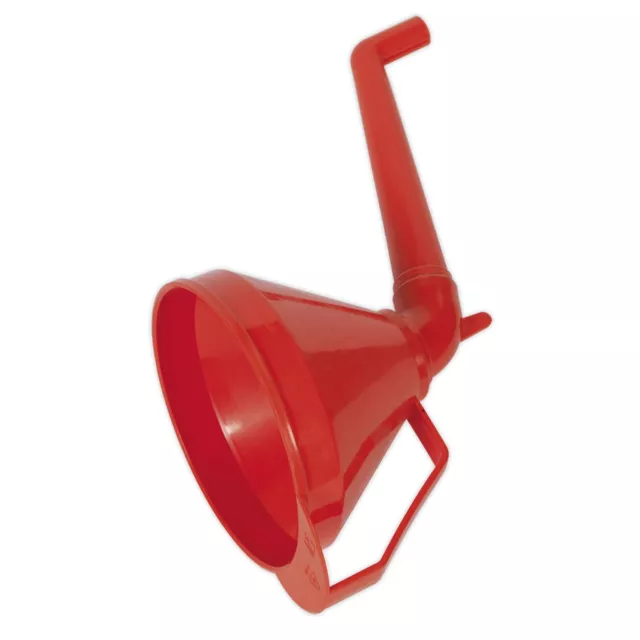 Sealey Funnel with Fixed Offset Spout & Filter Medium 160mm Funnels F16