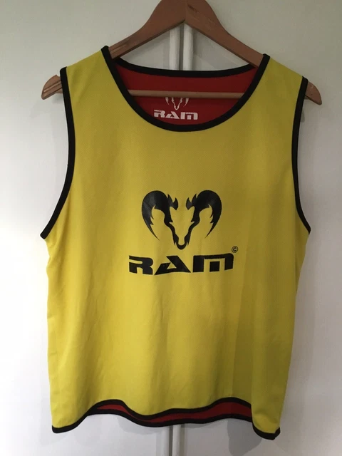 Gilet da allenamento senza maniche reversibili RAM / top - taglia gioventù