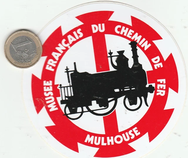 Autocollant Collector Vintage CE+ Peugeot Mulhouse – état Très Bon