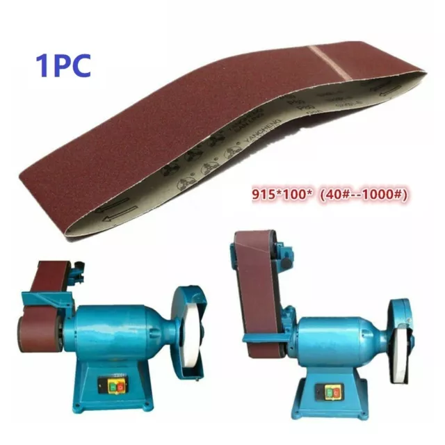 1pc Sanding Belt 100 X 915mm 10.2cm X 91.4cm Abrasif for Sableuses 40-1000