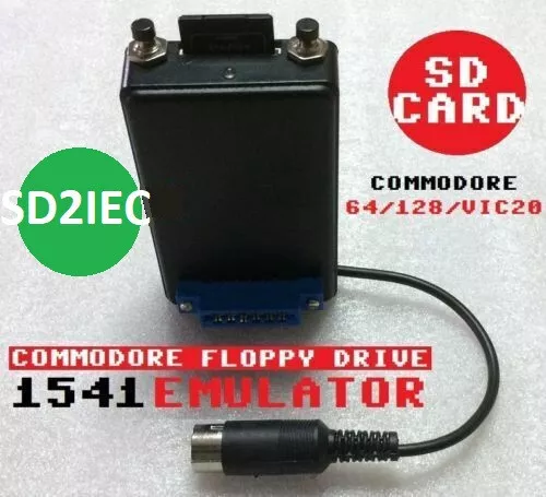 Emulatore Floppy 1541 Sd2Iec Su Scheda Sd Per Commodore 64 128 Vic20 C64 C16!