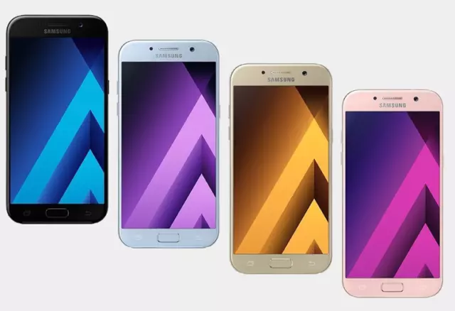 Samsung Galaxy A5 2017 32GB Unlocked Black Gold Blue Pink Android Phone ⭐GOOD S6