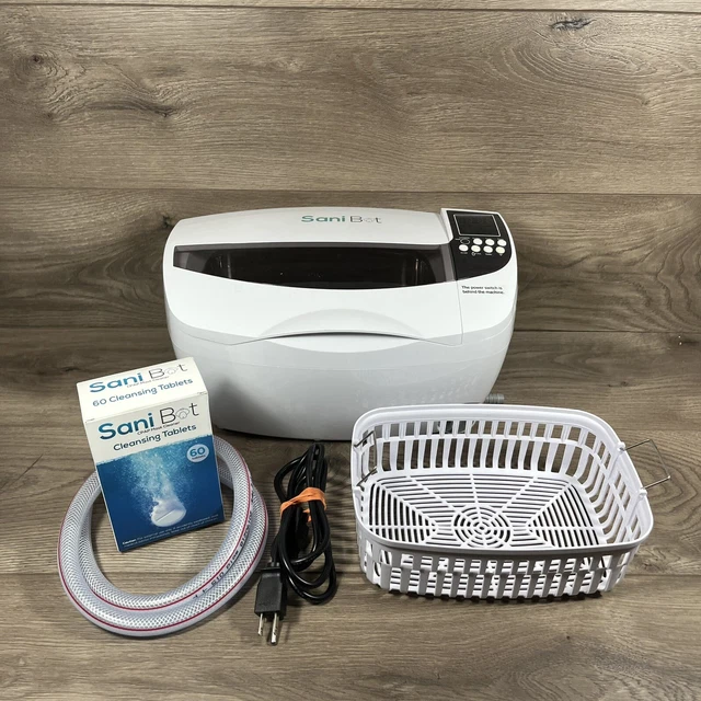 Limpiador de máscaras Sani Bot D3 CPAP desinfectante ultrasónico modelo CD-4830 con pestañas de limpieza