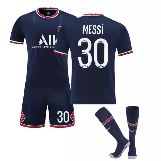 Paris Saint Germain Football Shirt Neymar No. 10 Football Shirt Set Paris Messi 3