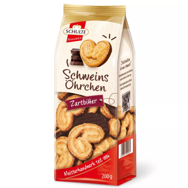 Schulte Schweinsöhrchen Pâtisserie Avec Sombre Chocolat