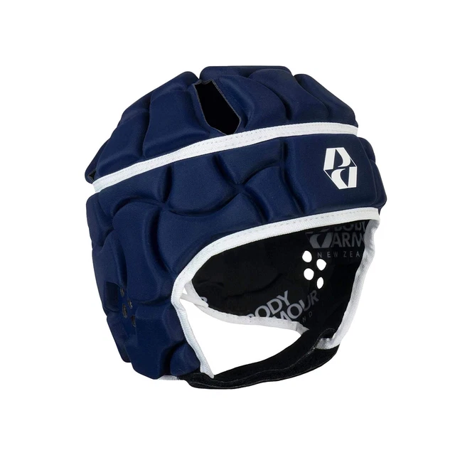 BODY ARMOUR NZ Club Junior Kids Rugby League Union Headguard Navy LB