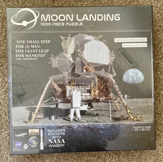 Brand New NASA Moon Landing Apollo 11 1000 piece Jigsaw Puzzle