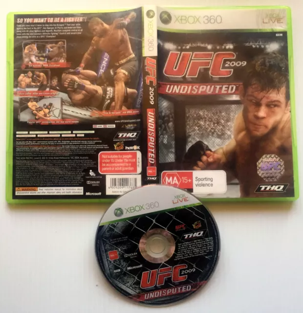 UFC 2009 Undisputed - Microsoft Xbox 360 Game No Manual