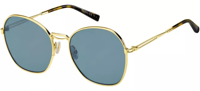 Lunettes de Soleil Max Mara MM BRIDGE III GOLD/BLUE 57/18/140 femme