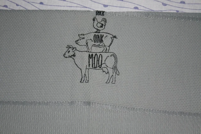 fertig gestickt,Geschirrtuch