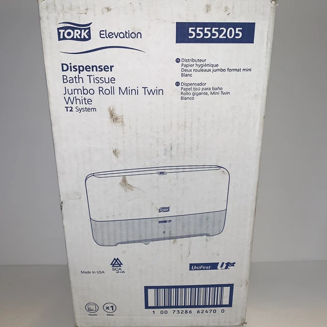 Tork Bath Tissue Dispenser Jumbo Roll T2 System White E33
